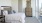 a bed in a room